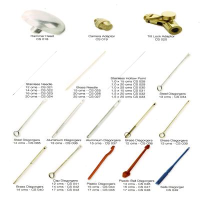 Adaptor / Stainless Needle / Disgorgers